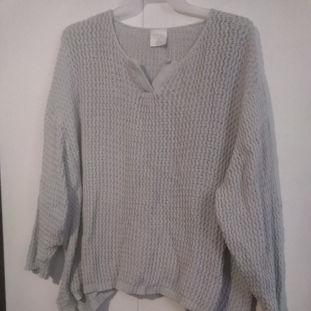 Style studio 2X cable knit sweater